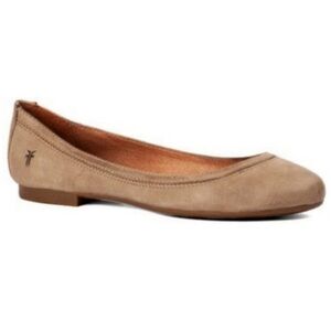 Frye Carrie Ballet Flat in Ash Tan Size 8.5 M